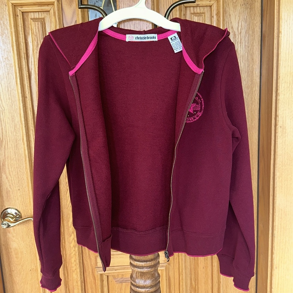 NWOT Christie Brooks hoodie sweatshirt M(10-12) - Picture 4 of 5